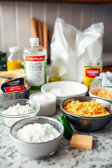 Vegan Jalapeño Cheddar Artisan Bread ingredients