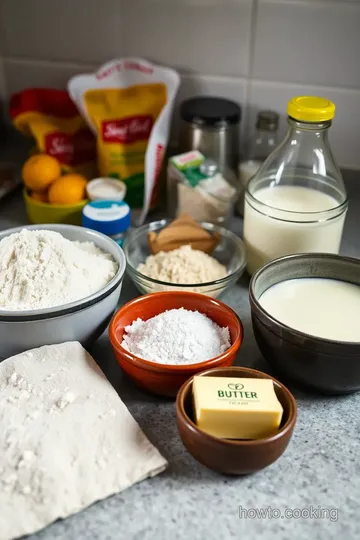 Classic Swiss Gipfeli ingredients