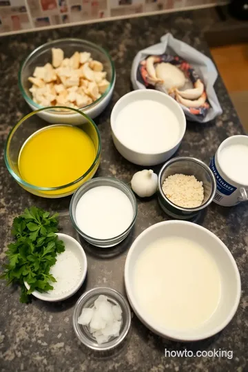 Crab Brûlée ingredients