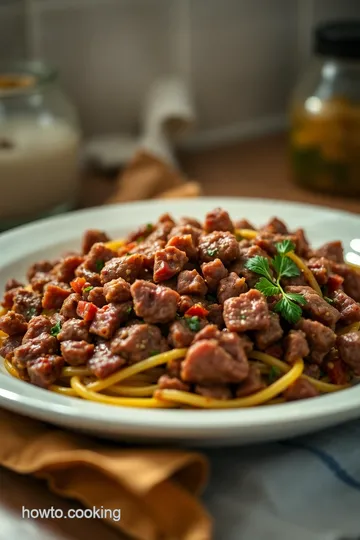 Beef Salami with Spices: A Flavorful Homemade Treat presentation