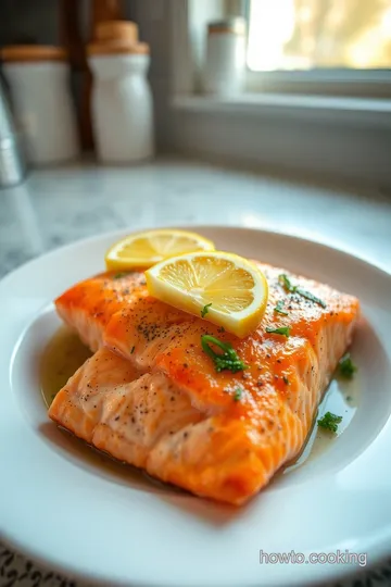 Boil in a Bag Salmon with Lemon Herb Butter steps