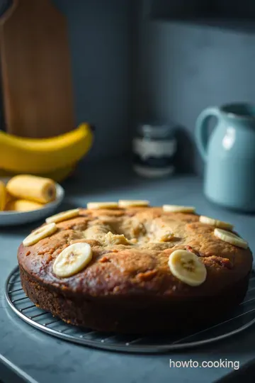 Bountiful Banana Bliss Cake presentation