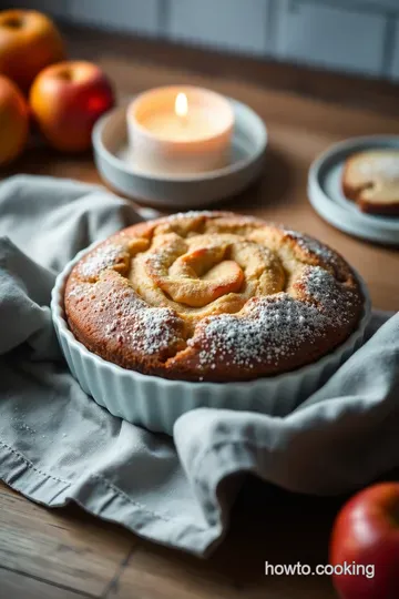 Bramley’s Delight: Simple Apple Cake Recipe presentation
