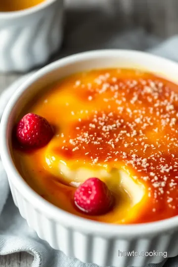 Brulee Wow: The Ultimate Caramel Custard Delight presentation