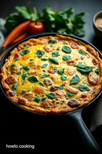 Chicken Frittata: A Savory Start to Your Day presentation