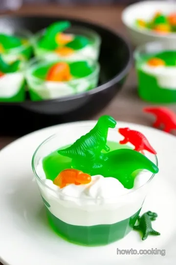 Dino Jello Cups Recipe presentation