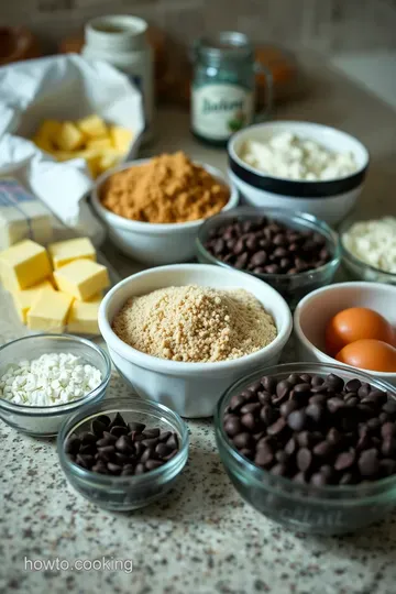 Chocolate Chip Cookie Bark Delight ingredients