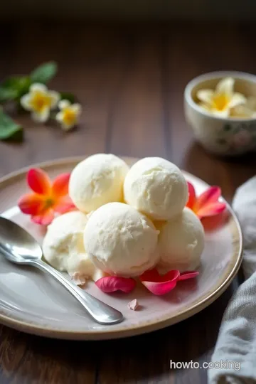 Sampaguita Ice Cream Recipe presentation