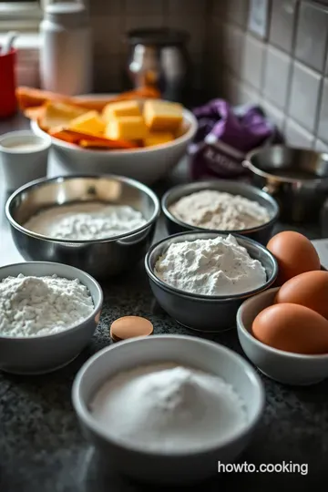 Classic French Madeleines: Light and Tender Shell Cakes ingredients