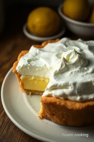 Classic Lemon Meringue Pie presentation