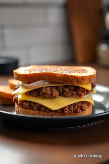 Classic Patty Melt presentation