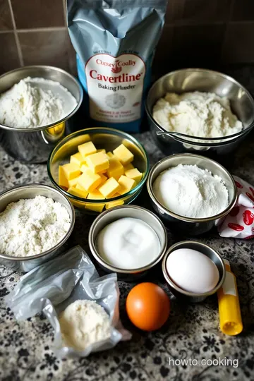 Classic Sugar Cookies with Royal Icing ingredients