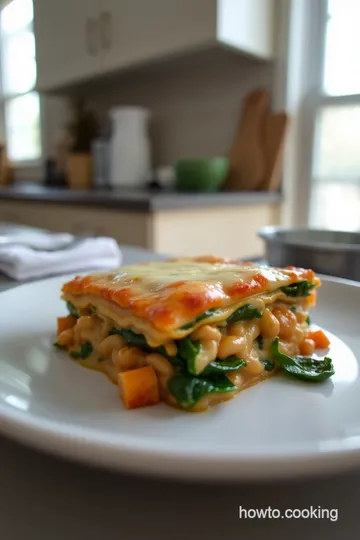 Creamy Butter Bean Lasagna with Spinach and Cheese steps