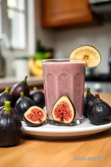 Creamy Fig & Banana Smoothie Delight steps