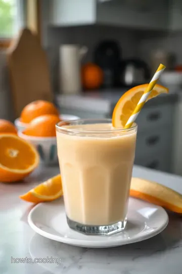 Creamy Orange Dreamsicle Smoothie steps