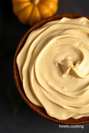 Creamy Pumpkin Cream Cheese Frosting presentation