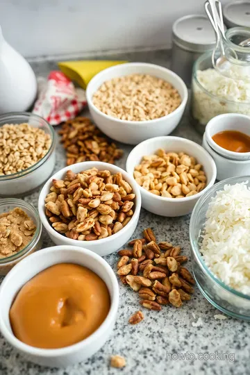 Crunchy Homemade Granola Clusters ingredients