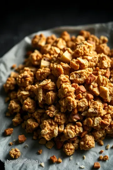 Crunchy Homemade Granola Clusters presentation