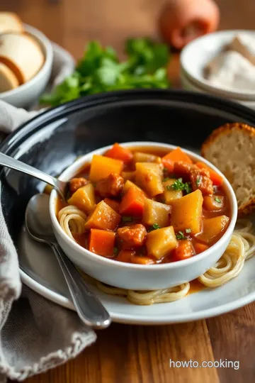 Dairy-Free Slow Cooker Vegetable Stew presentation