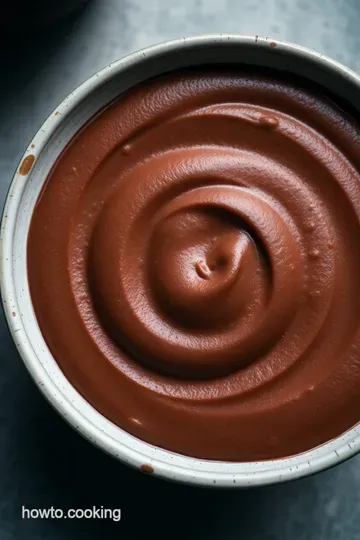 Decadent Chocolate Avocado Mousse presentation