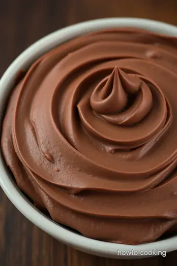Decadent Chocolate Buttercream Frosting presentation
