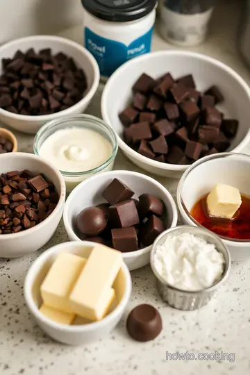 Decadent Chocolate Truffles ingredients