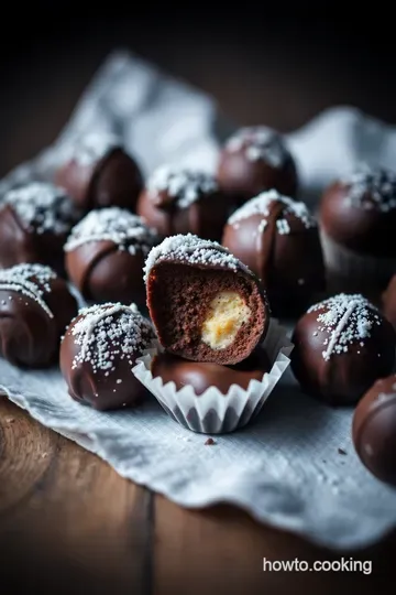 Decadent Chocolate Truffles presentation