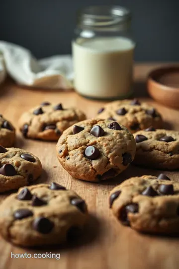 Decadent Egg-Free Chocolate Chip Cookies presentation