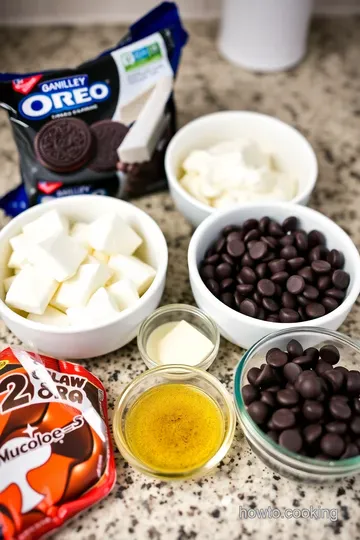 Decadent Oreo Cream Cheese Balls ingredients