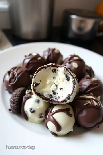 Decadent Oreo Cream Cheese Balls steps