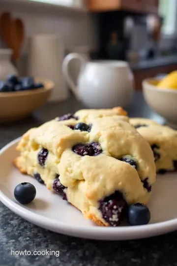 Delicious Blueberry Scones with Frozen Blueberries steps