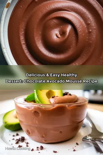 Delicious & Easy Healthy Dessert: Chocolate Avocado Mousse Recipe