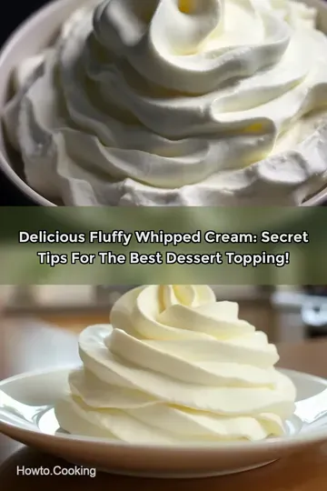 Delicious Fluffy Whipped Cream: Secret Tips for the Best Dessert Topping!