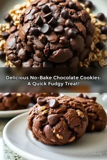Delicious No-Bake Chocolate Cookies: A Quick Fudgy Treat!