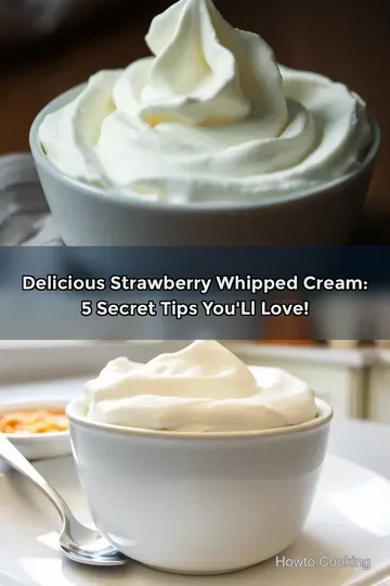 Delicious Strawberry Whipped Cream: 5 Secret Tips You&#039 ll Love!