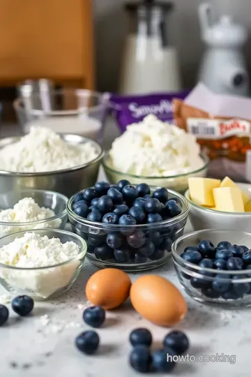 Deliciously Light Frozen Blueberry Scones ingredients