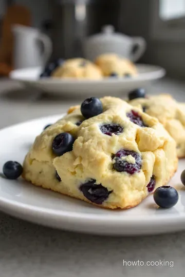Deliciously Light Frozen Blueberry Scones steps