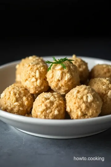 Delightful Crab Balls presentation