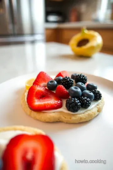 Delightful Sugar Cookie Fruit Pizzas steps