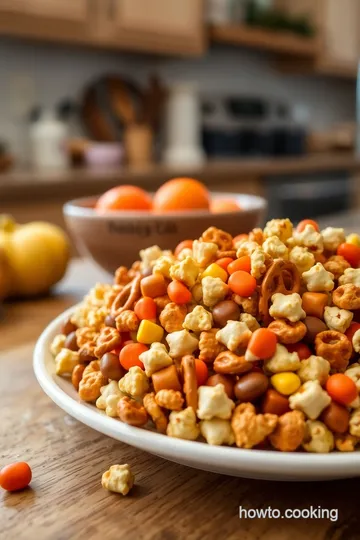 Fall Harvest Caramel Corn Mix steps