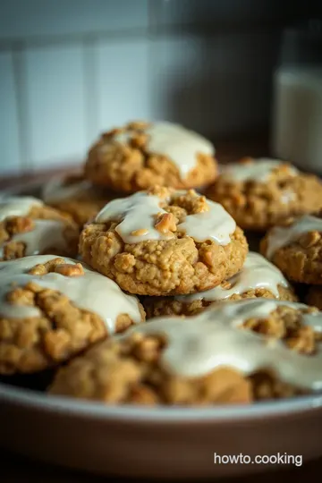 Frosted Oatmeal Cookies: Soft Chewy and Irresistibly Sweet! presentation