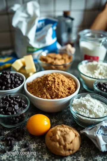 Gigantic Chocolate Chip Cookies: A Whimsical Delight ingredients