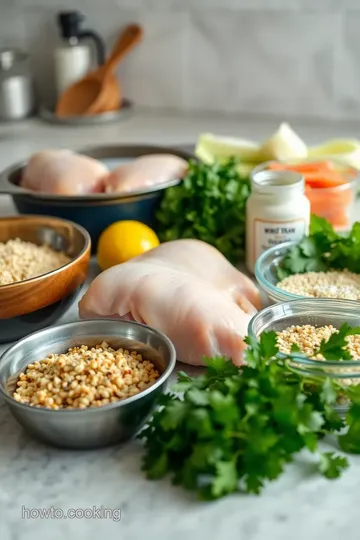 Roam Diet Grilled Chicken Salad with Quinoa & Avocado ingredients