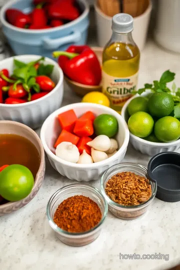 San Antonio Grilled Red Pepper Mexican Chicken Marinade ingredients