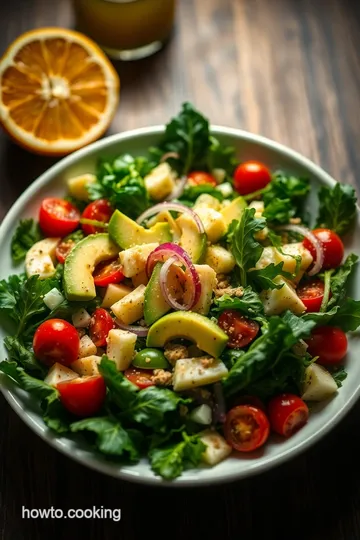 Hearts of Palm Salad with Citrus Vinaigrette presentation