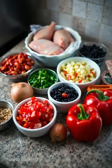 Hearty Crockpot Chicken Chili: A Cozy Hug in a Bowl ingredients