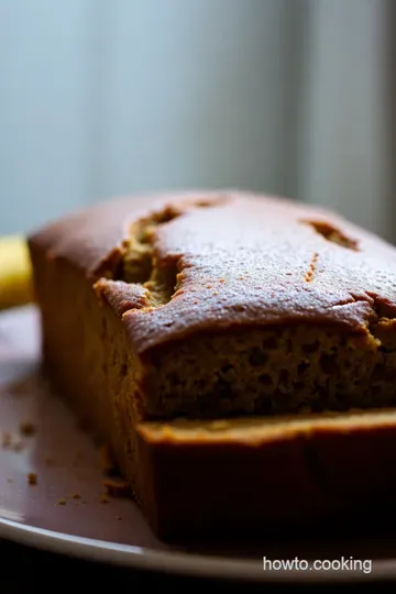 Heavenly Banana Cinnamon Loaf presentation
