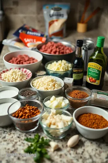 Heavenly Cheeseburger Casserole ingredients