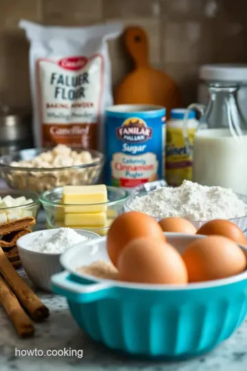 Heavenly Cinnamon Coffee Cake: A Morning Marvel ingredients
