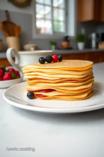 Heavenly Layered Crepe Cake steps